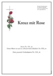Parten Kreuz mit Rose 4C